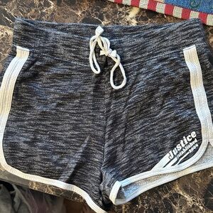 Justice Girl’s Athletic Gray Shorts